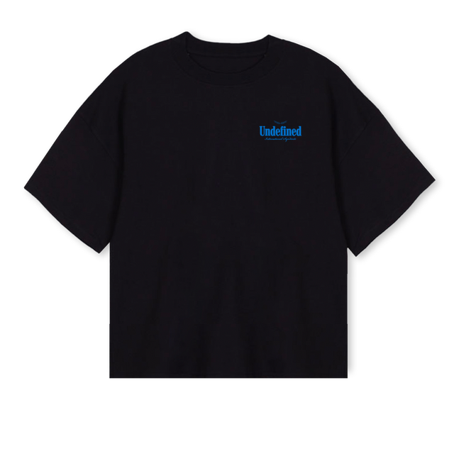 ISSHIRTBLUE Black Oversized Boxy Tee.