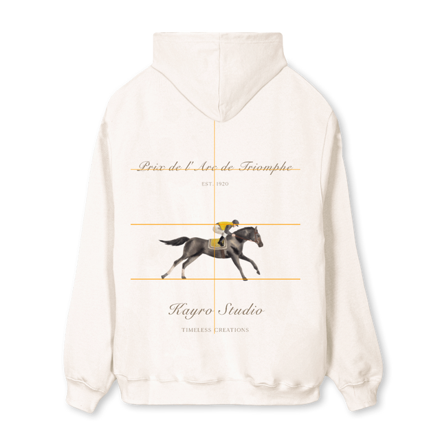 CABALLOSHOODIE Vintage White Regular Hoodie.