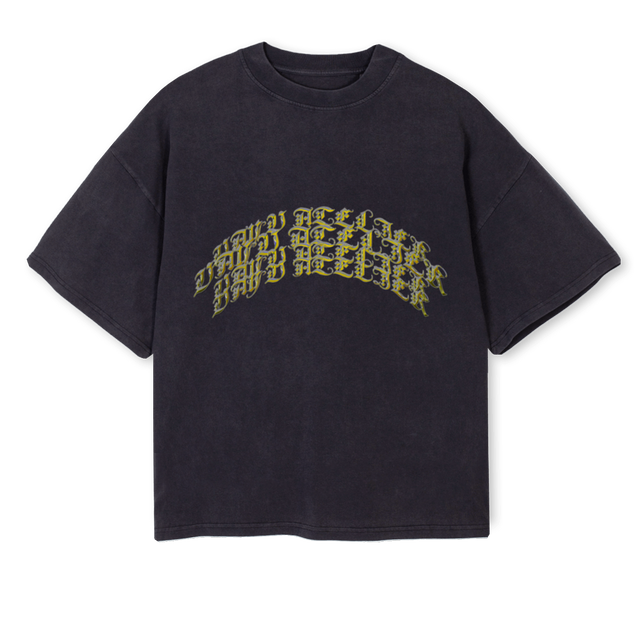 VAYUUU_1 Vintage Black Oversized Boxy Tee.