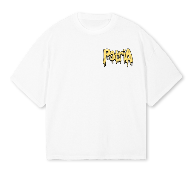 FAITHDRIP White Oversized Boxy Tee.