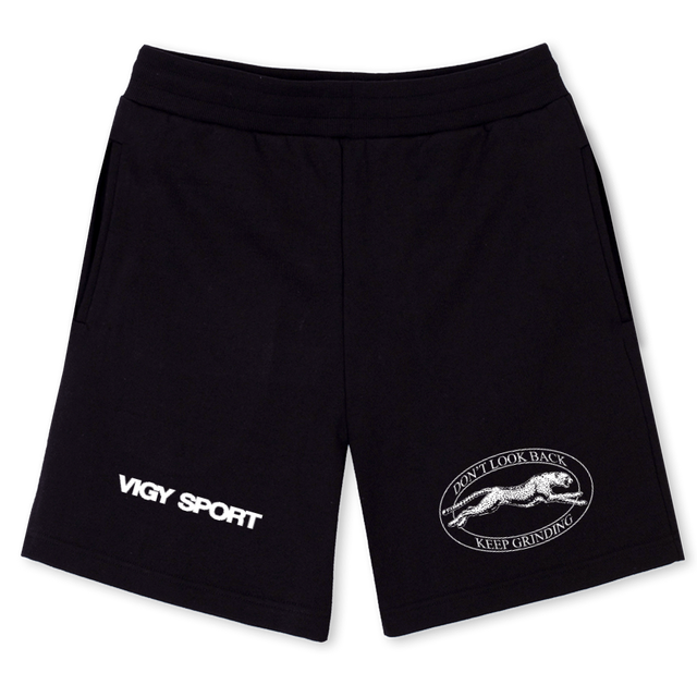 SIGNAUTECSHORTS Black Relaxed Sweatshorts.