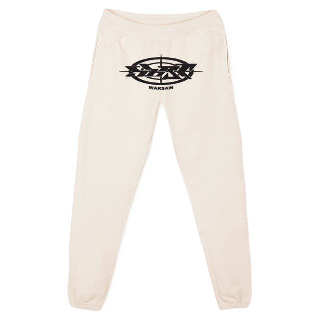 OGWARSAWPANTS2 Vintage White Relaxed Sweatpants.