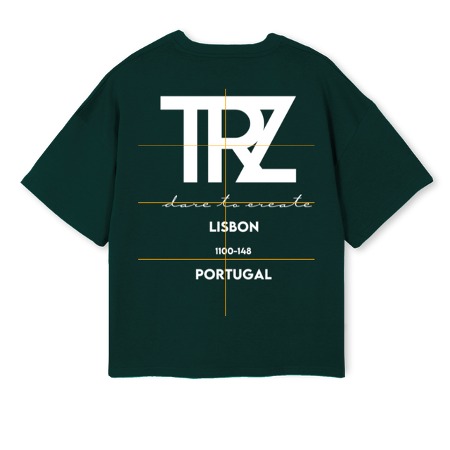 WG Wild Green Oversized Boxy Tee.