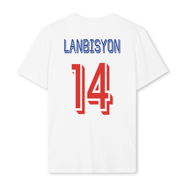 LB White Regular Tee.
