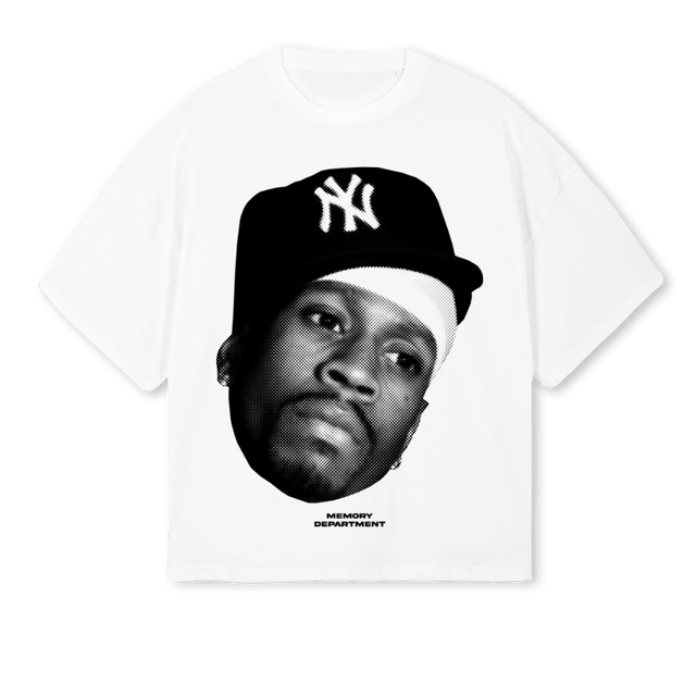 ANSWER White Oversized Boxy Tee.
