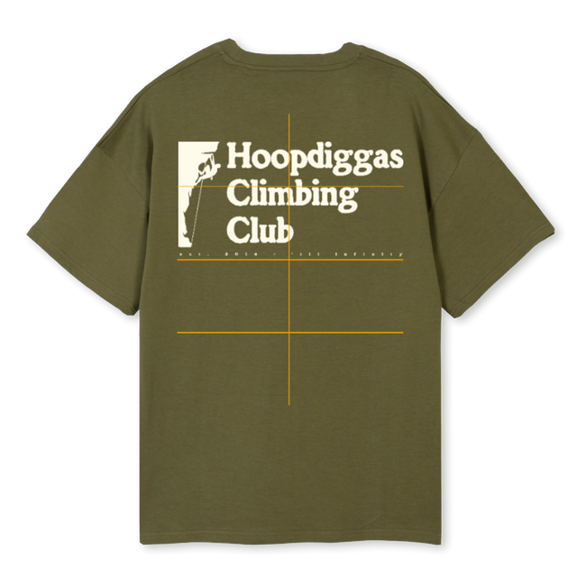 CLIMBING Kaki Oversized Tee.