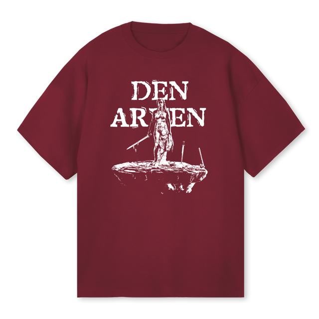 DA Burgundy Oversized Tee.