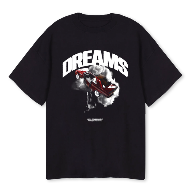 DRMS Black Oversized Tee.