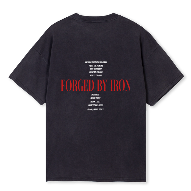 BLOODIR Vintage Black Oversized Tee.