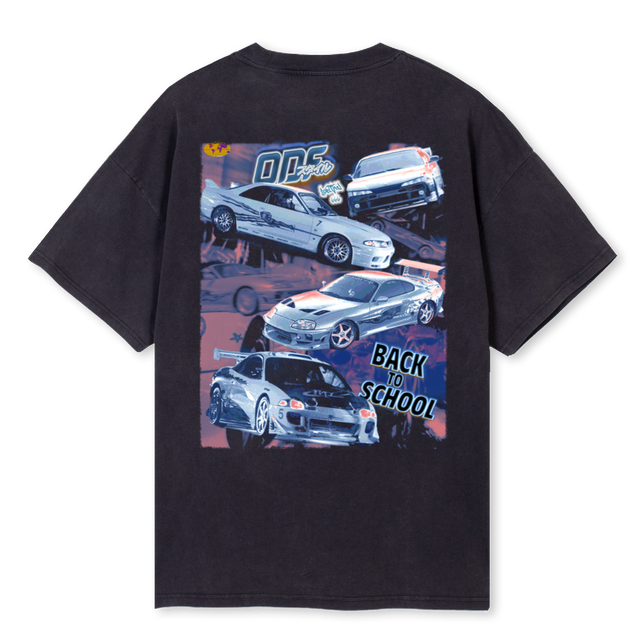 BTSII Vintage Black Oversized Tee.