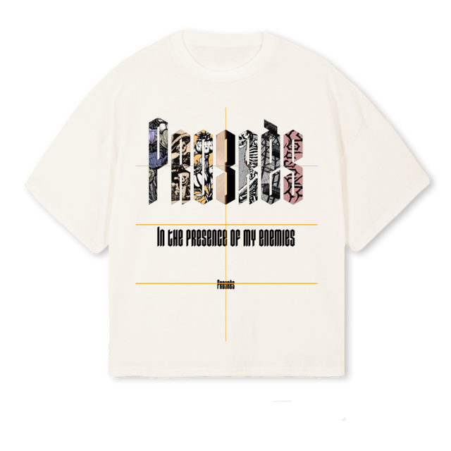 ENEMIES Vintage White Oversized Boxy Tee.
