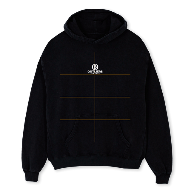 SAMPLEHOODIEBL Black Oversized Hoodie.