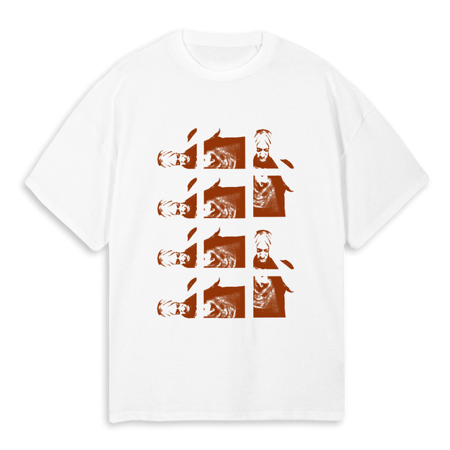 SOURCETEEW White Oversized Tee.
