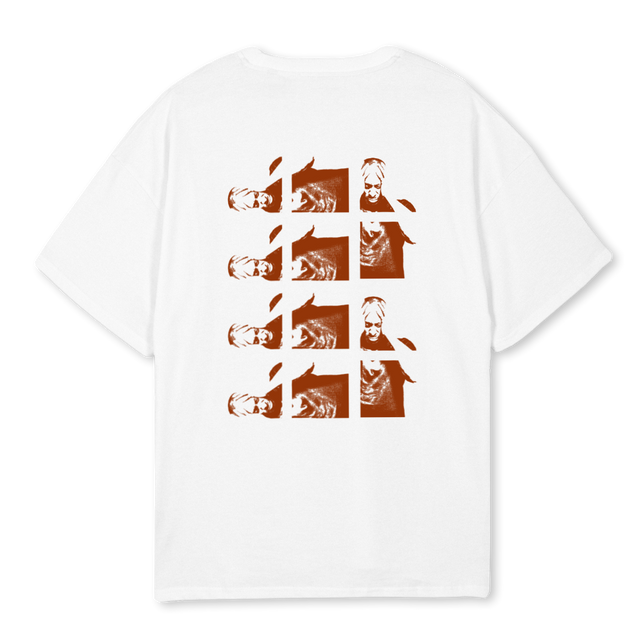 SOURCETEEW White Oversized Tee.