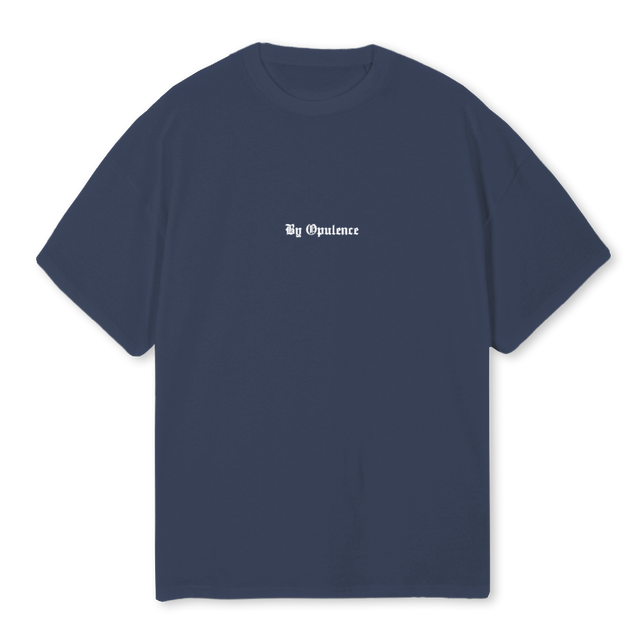 BYOPNAVYOT Navy Blue Oversized Tee.