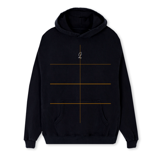 NEROEBIANCOTWO Black Regular Hoodie.