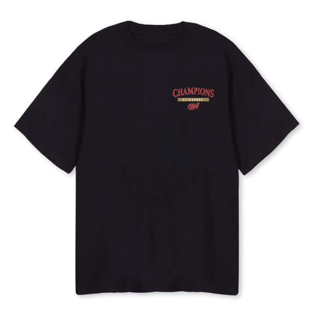 FINALS Black Oversized Tee.