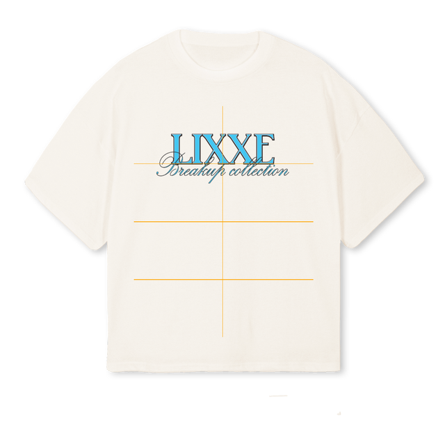 DFIL Vintage White Oversized Boxy Tee.