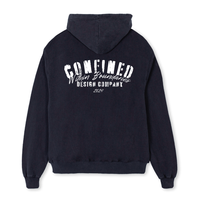 CWBDESIGNVBLACKHOOD Vintage Black Oversized Hoodie.