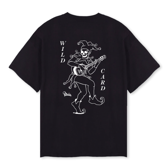 WILDTEE Black Oversized Tee.