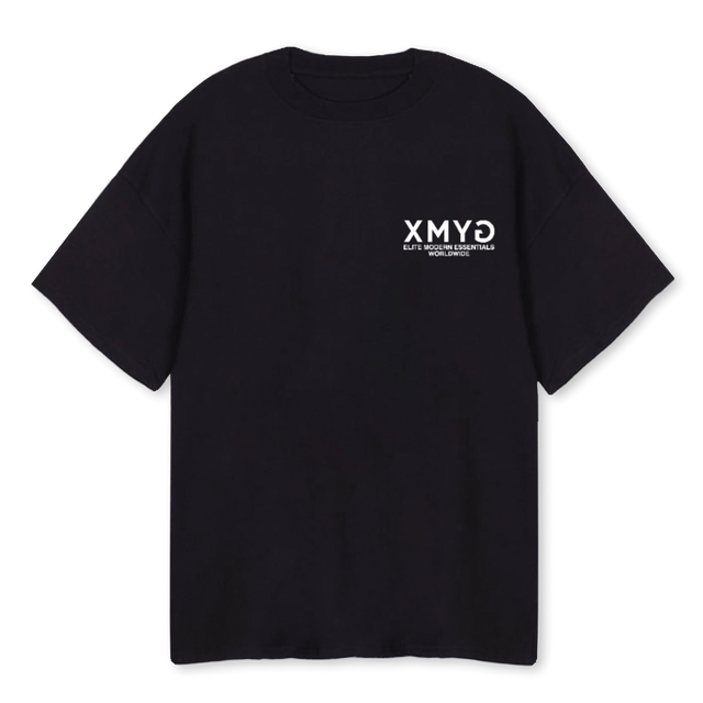 ELITEE Black Oversized Tee.