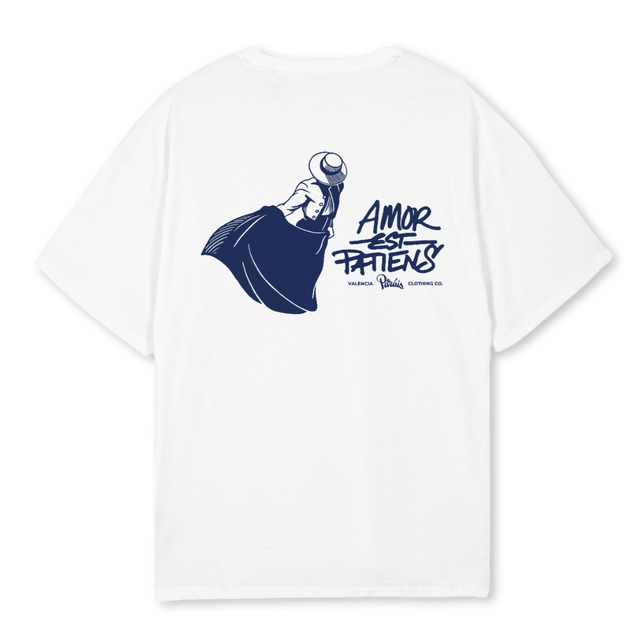 PATIENCEWHITE White Oversized Tee.