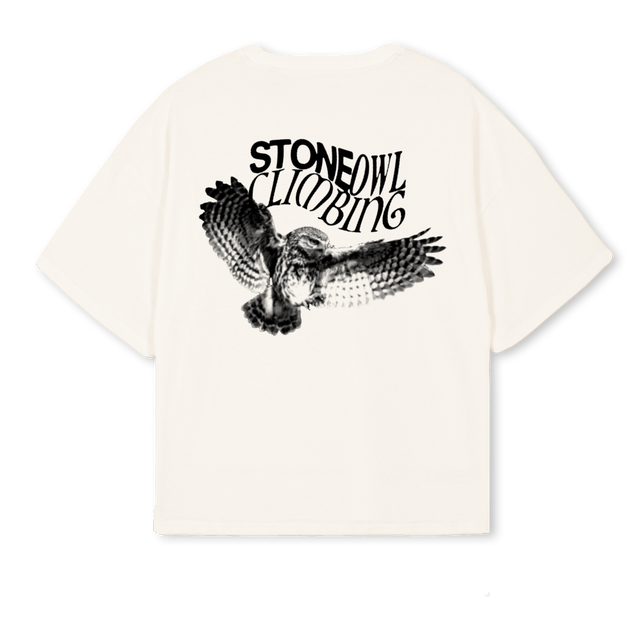 UIL Vintage White Oversized Boxy Tee.