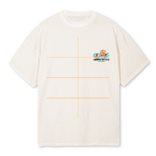 DELMARVINTAGEWHITE Vintage White Oversized Tee.