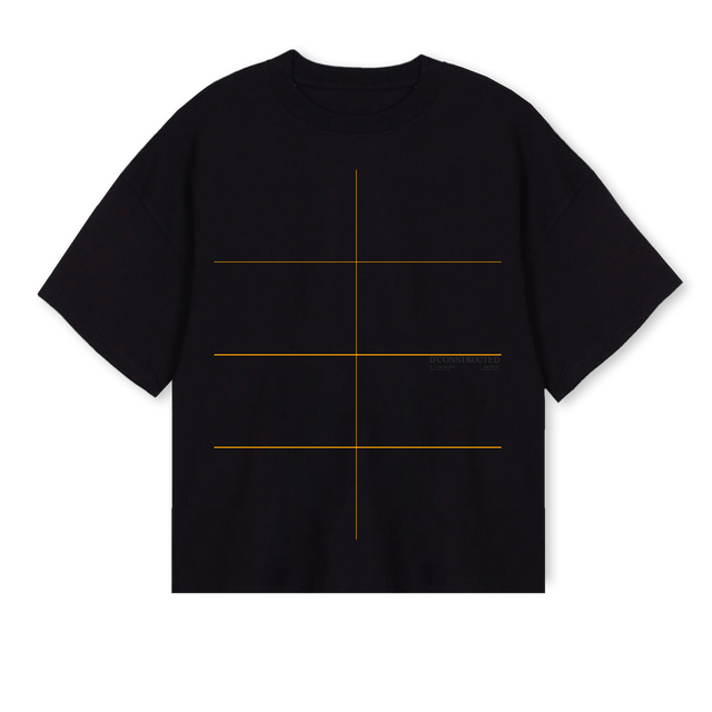 BCK Black Oversized Boxy Tee.