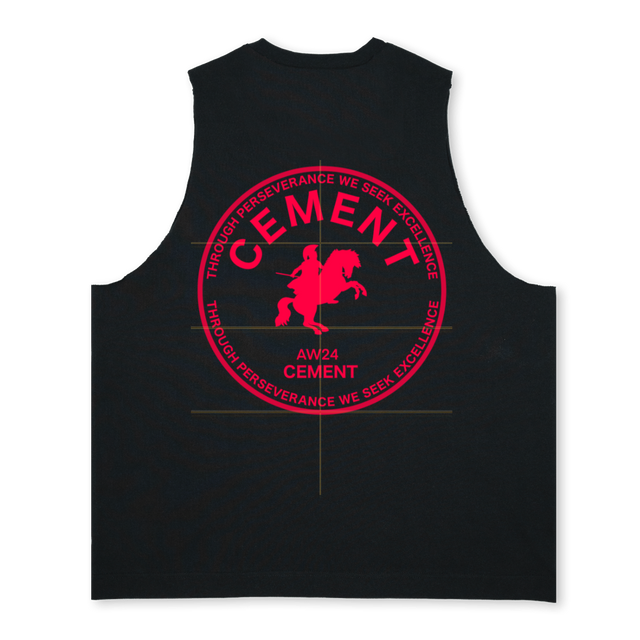 REDSTAMP Deep Black Oversized Vest.