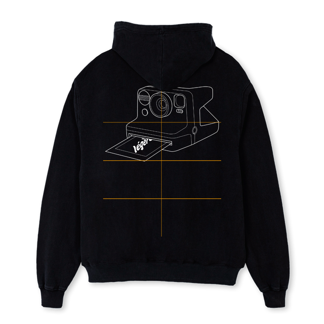FIRSTDROP_1 Black Oversized Hoodie.