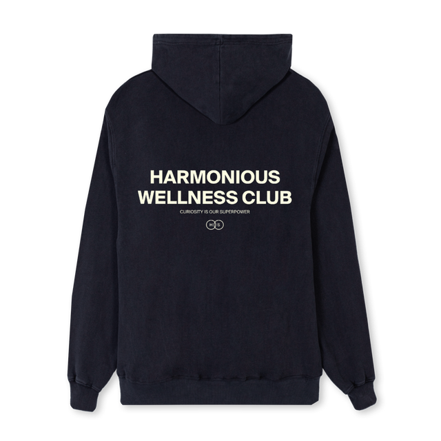 VBLACKREGHOODYPINK Vintage Black Regular Hoodie.