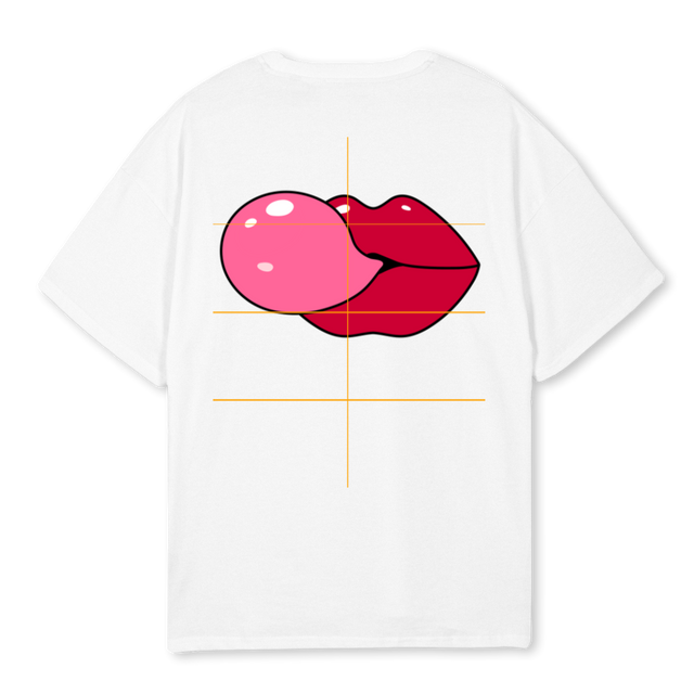 NGBBBLGM White Oversized Tee.