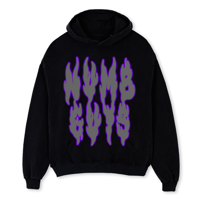 NGPRPLBLZ Black Oversized Hoodie.