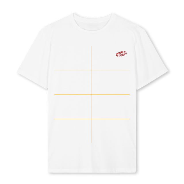 OURSINTEST White Regular Tee.