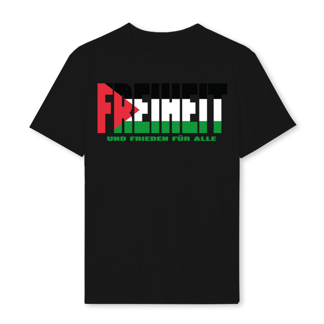 FREIHEIT Black Regular Tee.