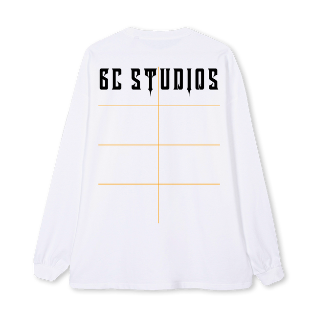 LSW White Oversized LS Tee.