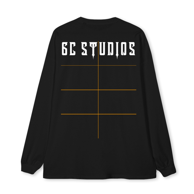 LSB Black Oversized LS Tee.
