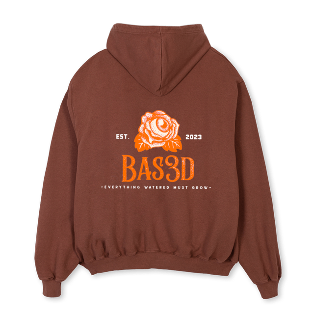 YES Vintage Brown Oversized Hoodie.