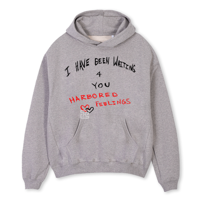 SUITB Grey Marl Oversized Hoodie.