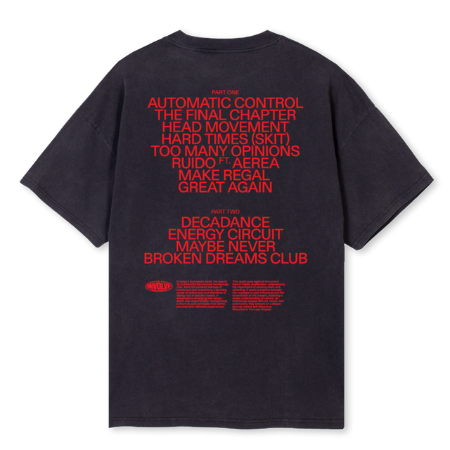 TFCVINTAGE Vintage Black Oversized Tee.