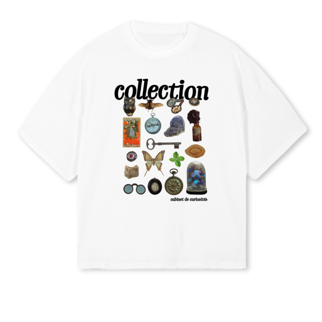 COLLECTIONCABINET White Oversized Boxy Tee.