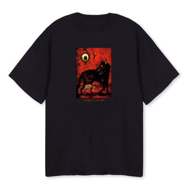 WOLFF Black Oversized Tee.