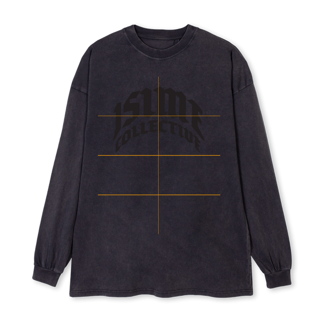 RGL Vintage Black Oversized LS Tee.