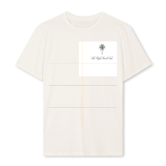 BYGOUT PRINT Vintage White Regular Tee.