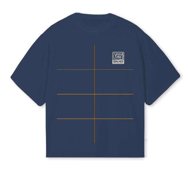 NAVYG Navy Blue Oversized Boxy Tee.