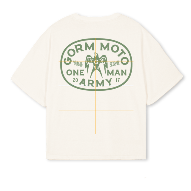 GREENTAKEOFF Vintage White Oversized Boxy Tee.