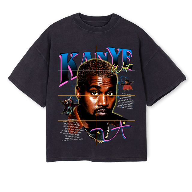 UNFNSD Vintage Black Oversized Boxy Tee.