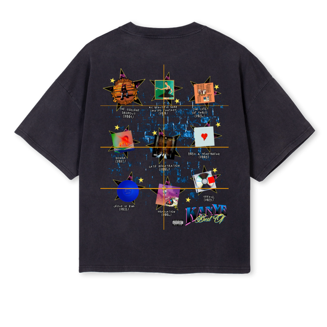 UNFNSD Vintage Black Oversized Boxy Tee.