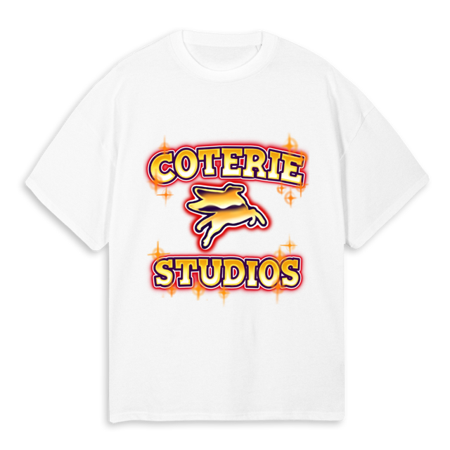 COTERIE White Oversized Tee.